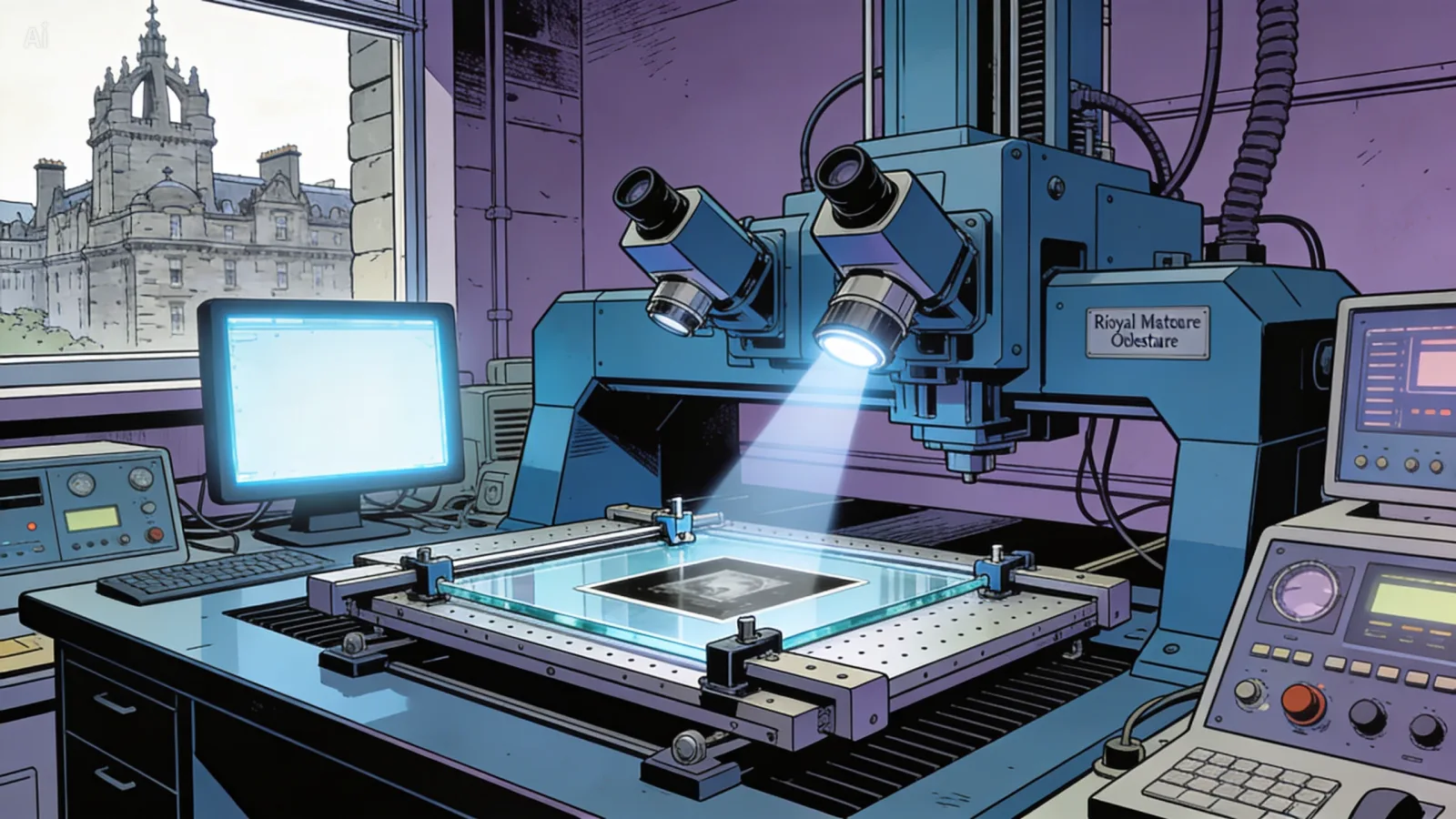 The SuperCOSMOS plate-measuring machine, Edinburgh.